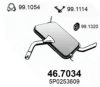 SEAT 5P0253609 End Silencer